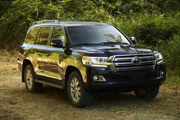Black 2016 Toyota Land Cruiser parked outdoors