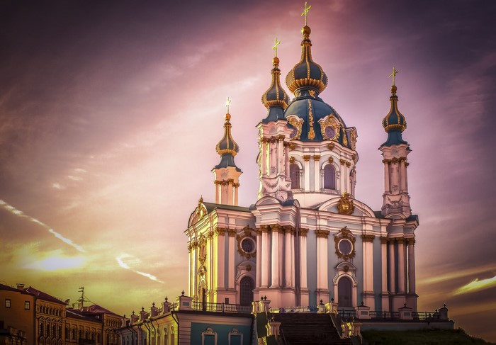 St. Andrew's Church, Kyiv, Ukraine