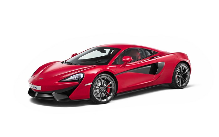 Red McLaren 540C Coupe