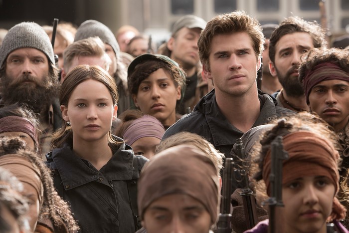 Katniss Everdeen and Gale Hawthorne from The Hunger Games