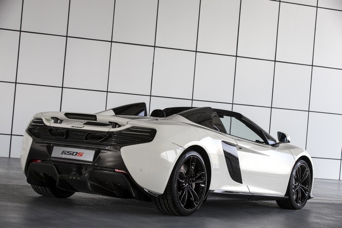 White McLaren 650S Spider Al Sahara 79 by MSO