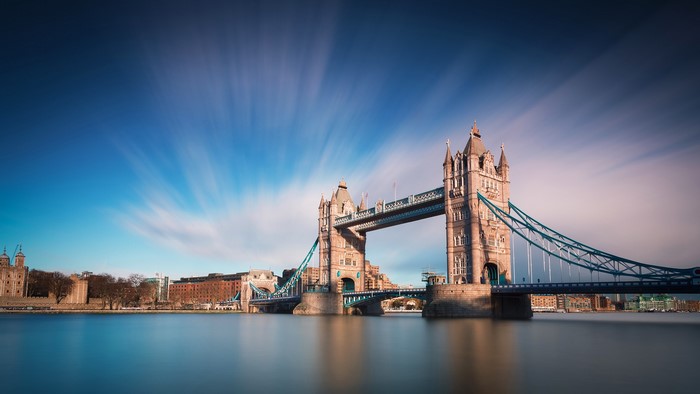 Tower Bridge and River Thames, London