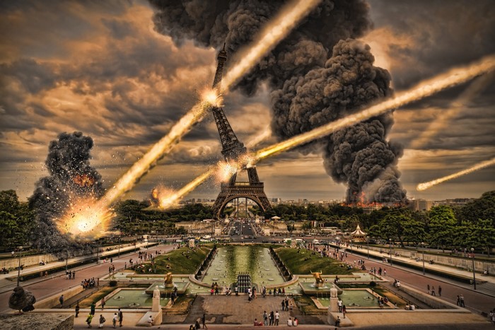 Eiffel Tower Under Attack in Paris