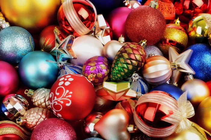 Christmas Ornaments Close-up