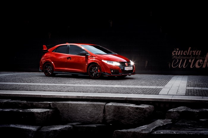 Red 2015 Honda Civic Type R
