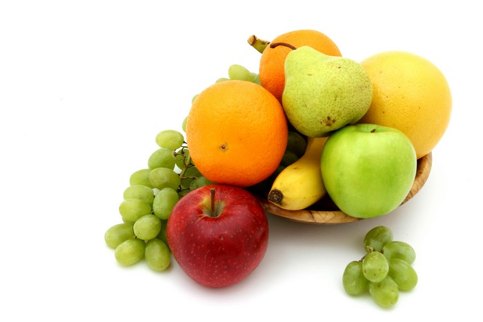 4K Fruit: Oranges, Apples, Pears, Grapes, Banana