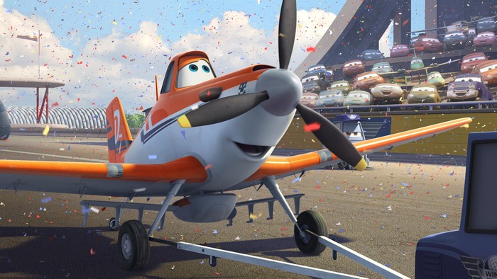 Dusty Crophopper from Planes at an air race