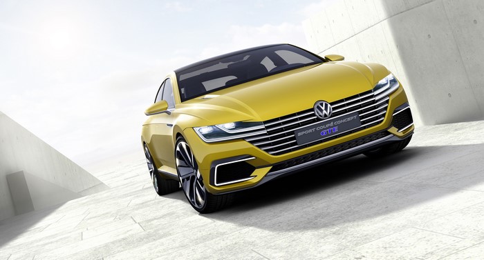 4K Volkswagen Sport Coupe Concept GTE Front
