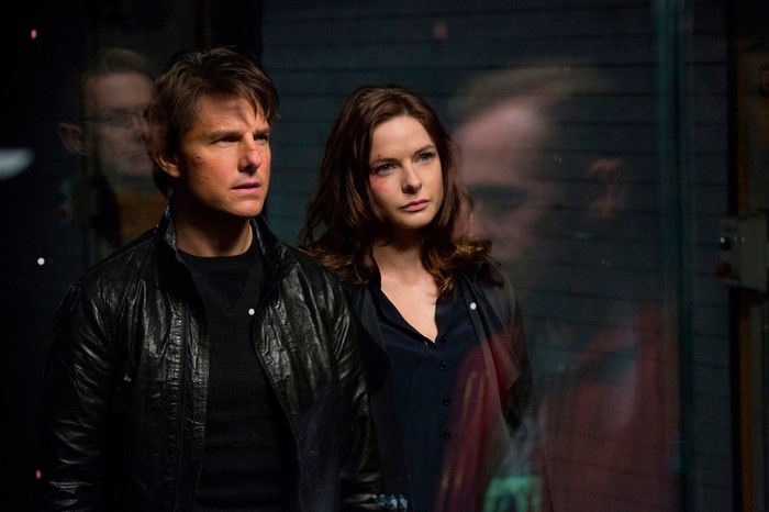 Ethan Hunt and Ilsa Faust from Mission: Impossible