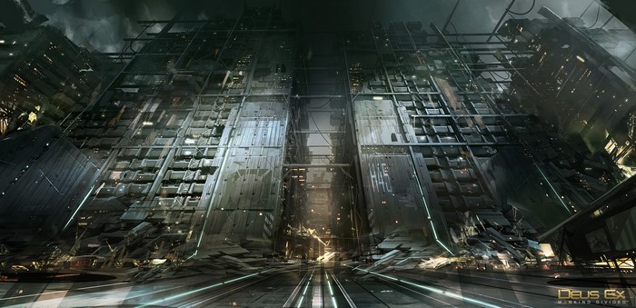 Concept art for Deus Ex: Mankind Divided