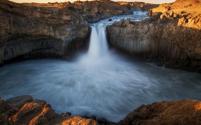 Aldeyjarfoss waterfall in Iceland