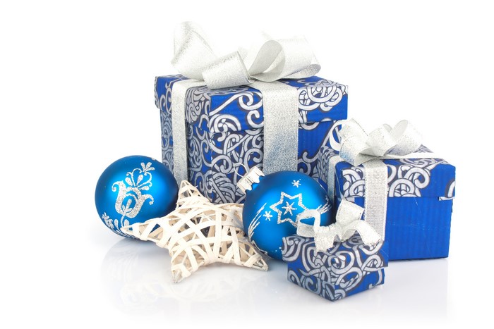 Christmas gifts and ornaments