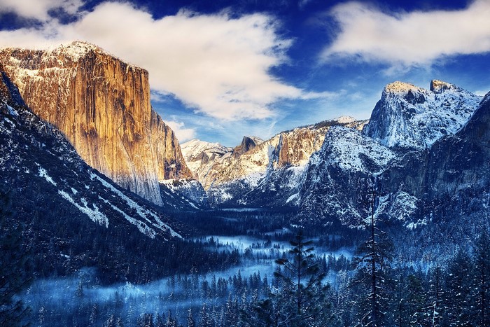 Yosemite National Park in Winter