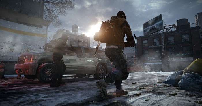 Soldiers in Winter New York City from The Division