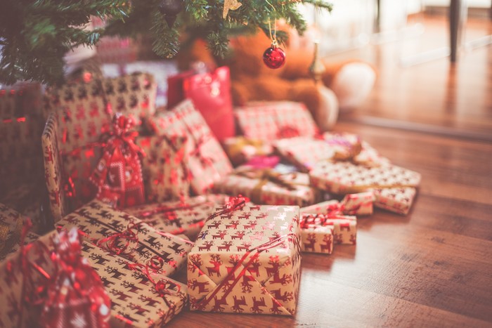 Christmas Gifts Under a Tree