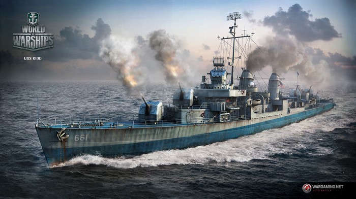 USS Kidd from World of Warships