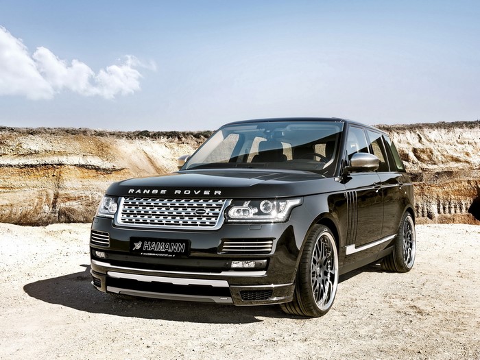 Hamann Range Rover Vogue in a desert landscape