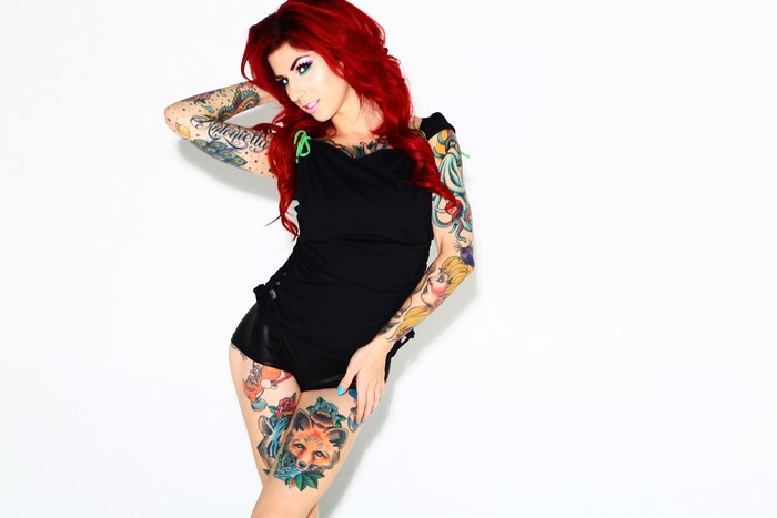 Airica Michelle with Tattoos