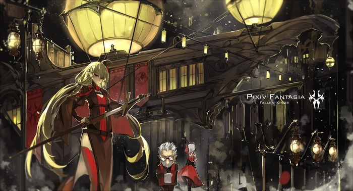 Saber III Armeechef from Pixiv Fantasia