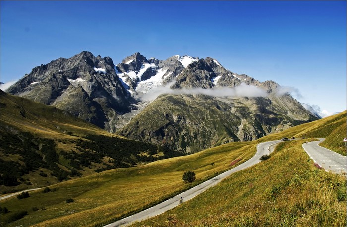 Col du Galibier, France, Mountains and Roads
