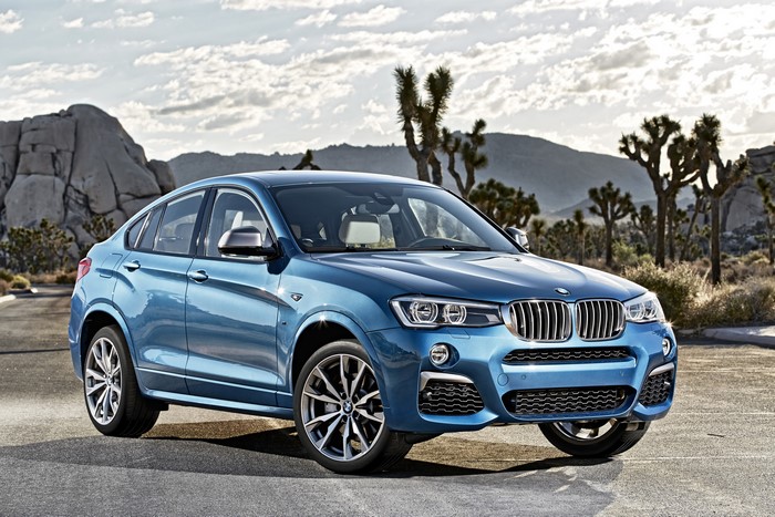 2015 BMW X4 M40i in Light Blue Metallic
