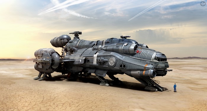 Hull C ship from Star Citizen