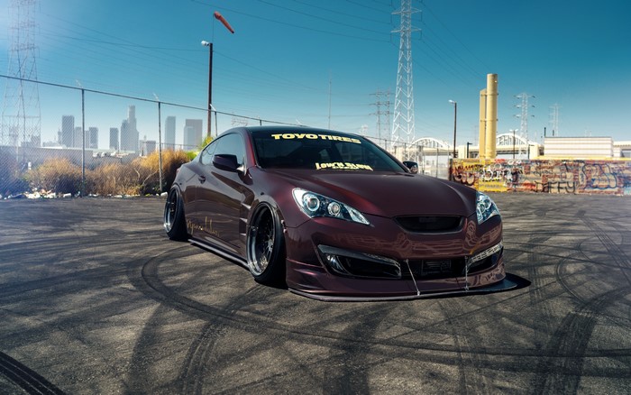 Hyundai Genesis Coupe with Toyo Tires banner