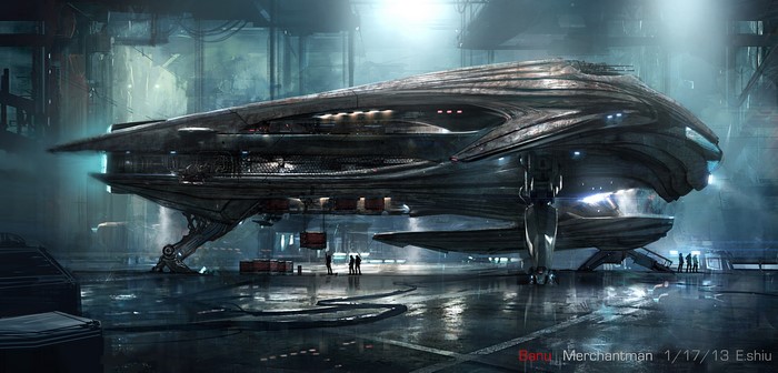 Star Citizen Benu Merchantman Ship