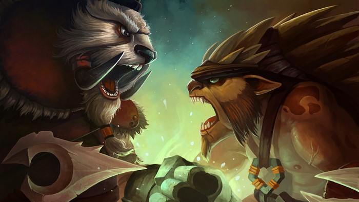 Tusk and Bristleback from DOTA 2