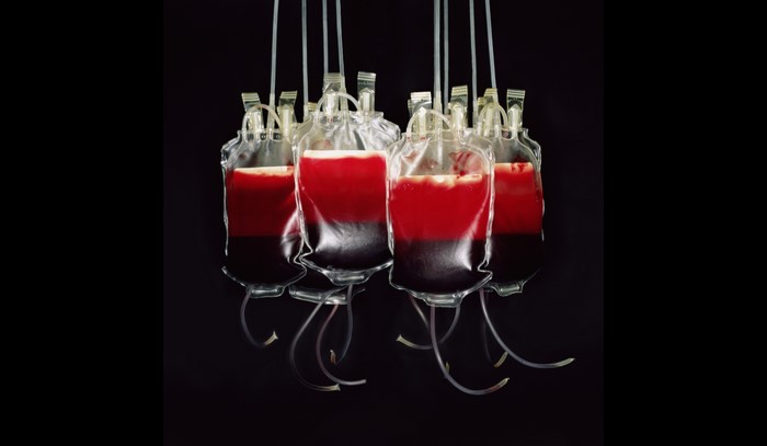 Blood bags for transfusion
