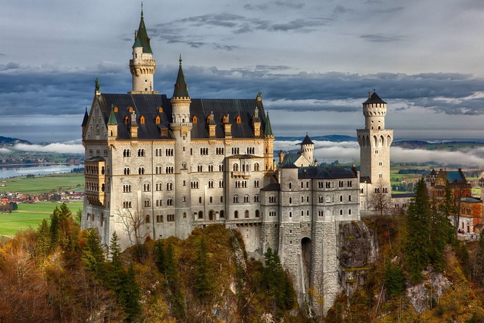 Neuschwanstein Castle in Bavaria, Germany