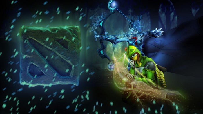 Dota 2 Drow Ranger and Windrunner with Ice Logo
