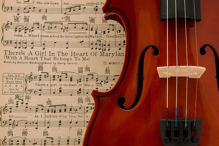 Violin and Sheet Music