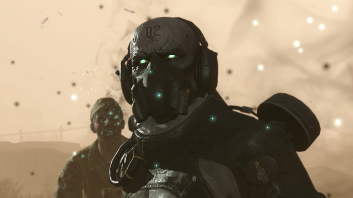 Soldier with gas mask from Metal Gear Solid V