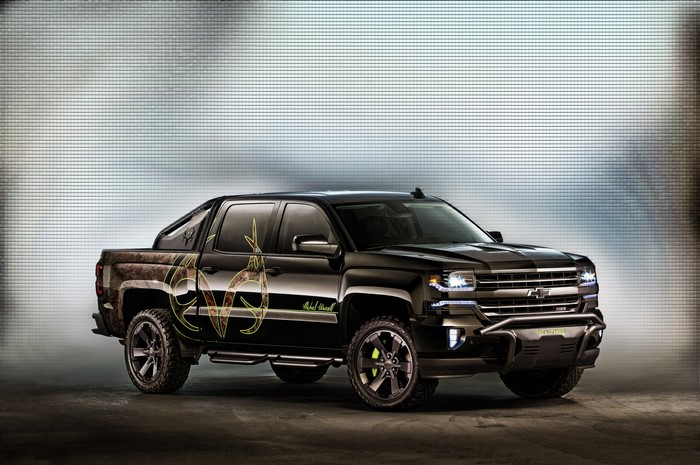 Black Chevrolet Silverado Concept Truck