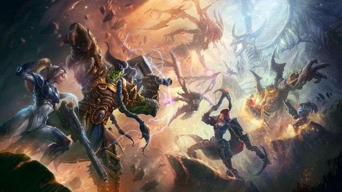 Heroes of the Storm 4K Battle