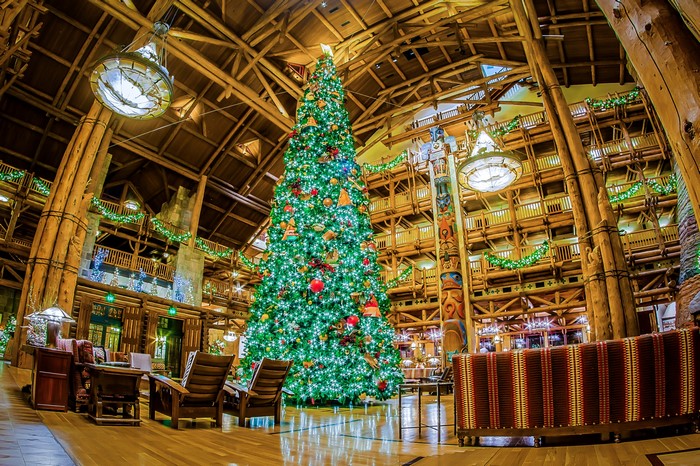 Christmas Tree in Grand Lodge Interior