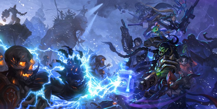 4K Heroes of the Storm Warriors in Battle