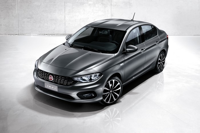 Grey 2015 Fiat Tipo Sedan