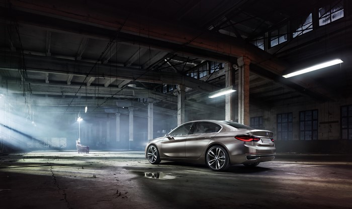 2015 BMW Concept Compact Sedan in warehouse