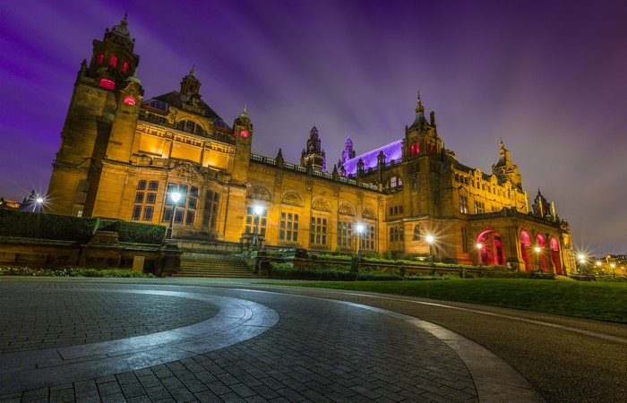 Kelvingrove Art Gallery and Museum at Night