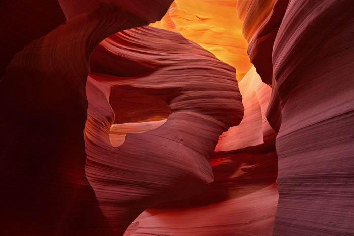 Antelope Canyon sandstone formations