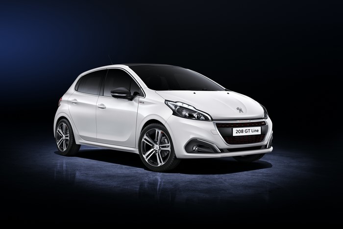 White Peugeot 208 GT Line 5-door