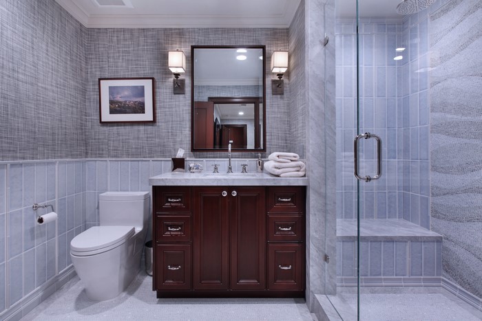Modern Bathroom with Vanity and Shower
