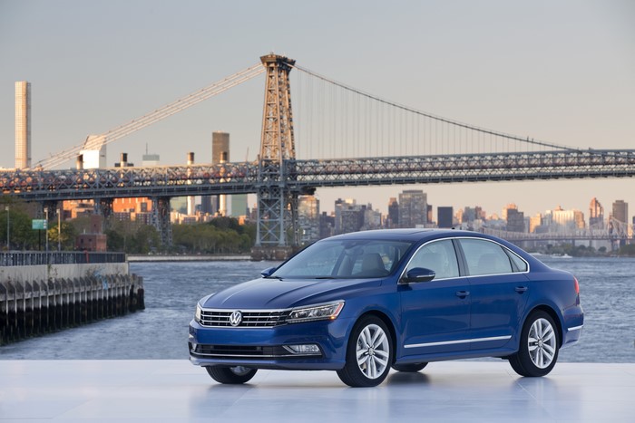 4K 2016 Volkswagen Passat by a Bridge