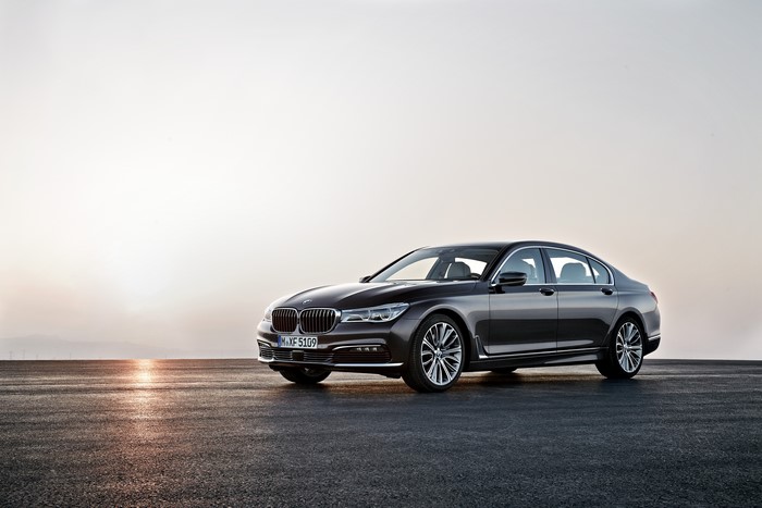 Black BMW 750Li xDrive G12 Sedan