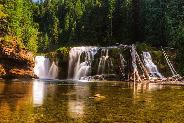 Lower Lewis River Falls, USA