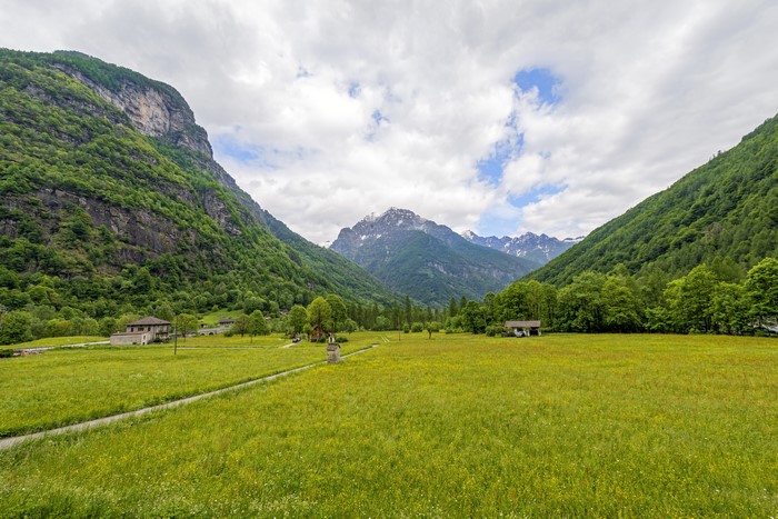 Sonogno, Switzerland: Mountains, Forests, and Grasslands