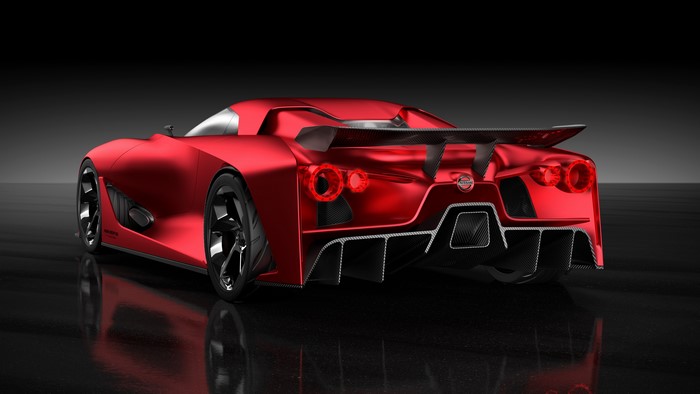 Red Nissan 2015 Concept 2020 Vision Gran Turismo