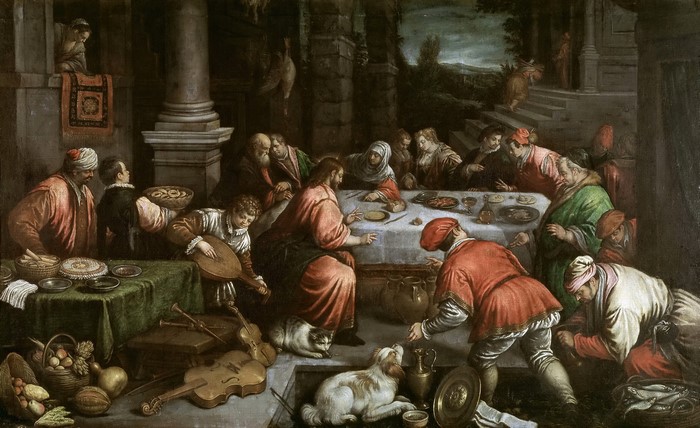 The Wedding at Cana by Leandro Bassano